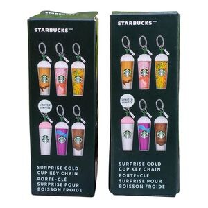Starbucks Collectible Key Chain surprise mystery keychains